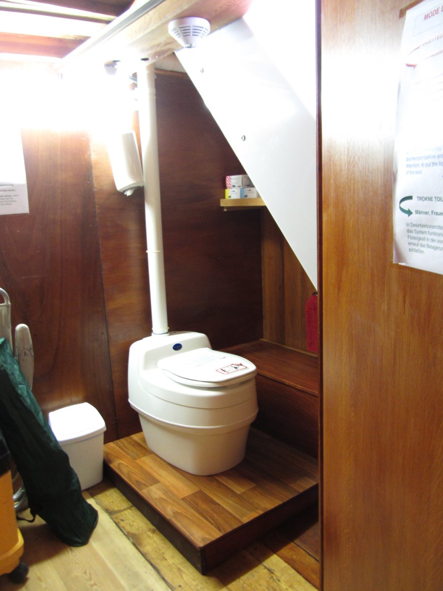 Toilettes à séparation des urines